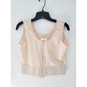 Isavela Cardiac Breast Chest Implant Surgery No Cups Compression Bra Zipper M